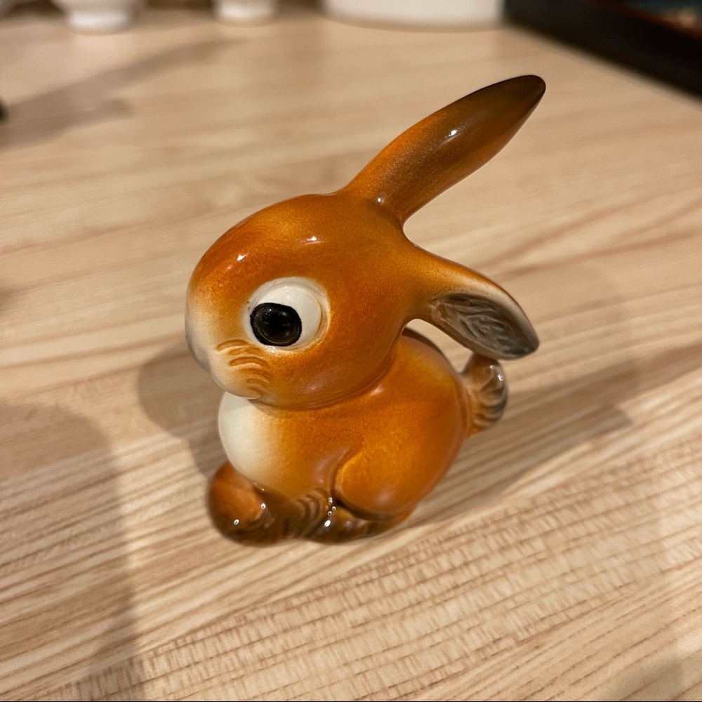 Vtg Goebel W Germany Big Eyed Brown Bunny 34921